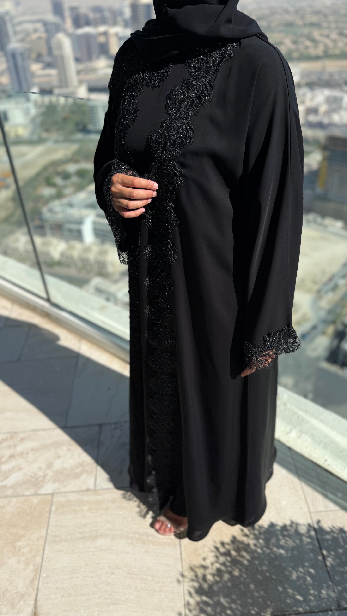 Abaya Norah - Black Royale