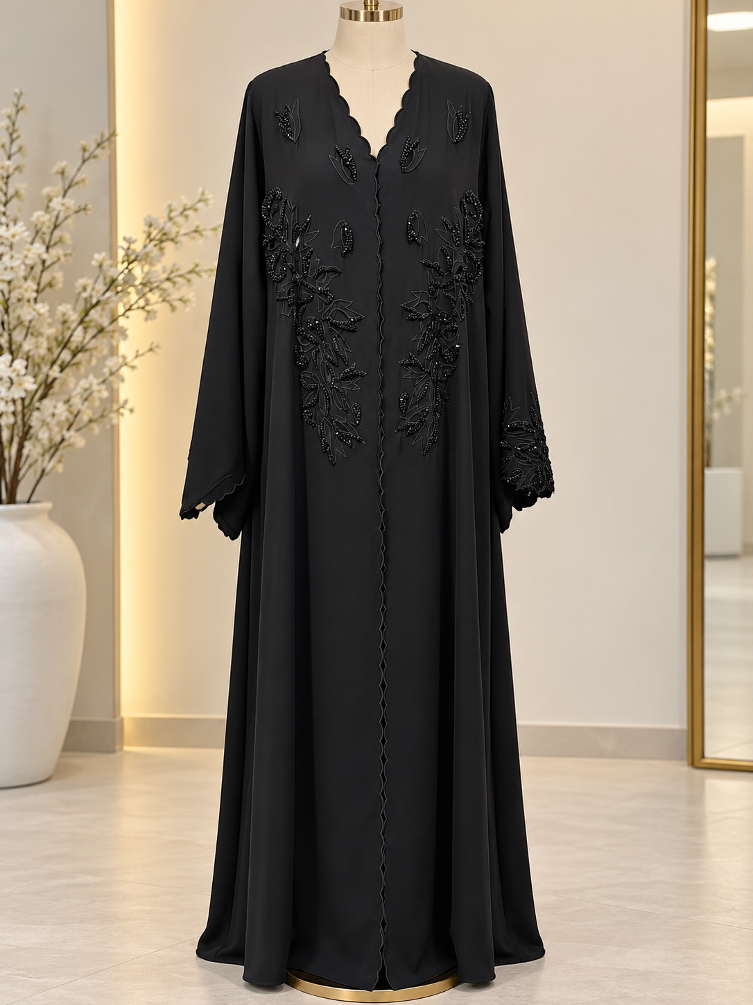 Abaya Safiya - Black Orchid PRE-ORDER | Expected Delivery: End of November