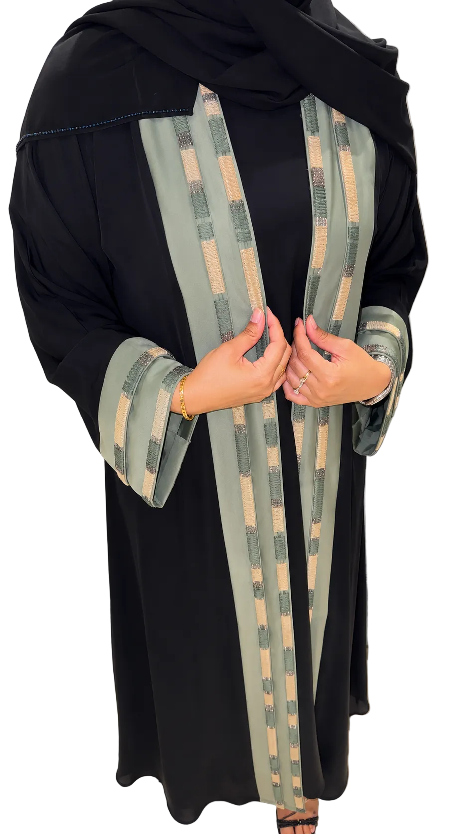 Abaya Warda - Verde Luxe PRE-ORDER