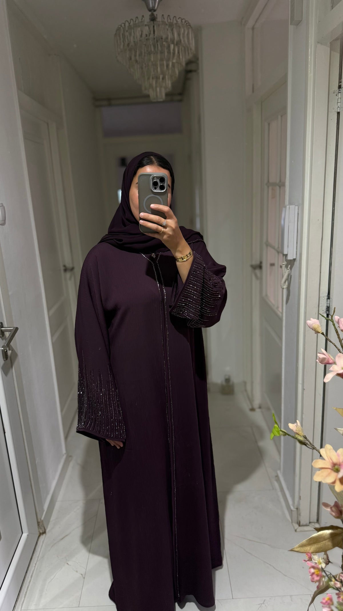 Abaya Layali - Plum