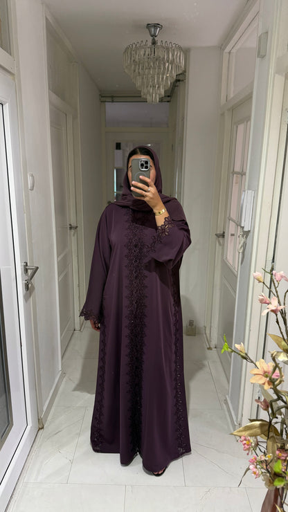 Abaya Liyana - Plum