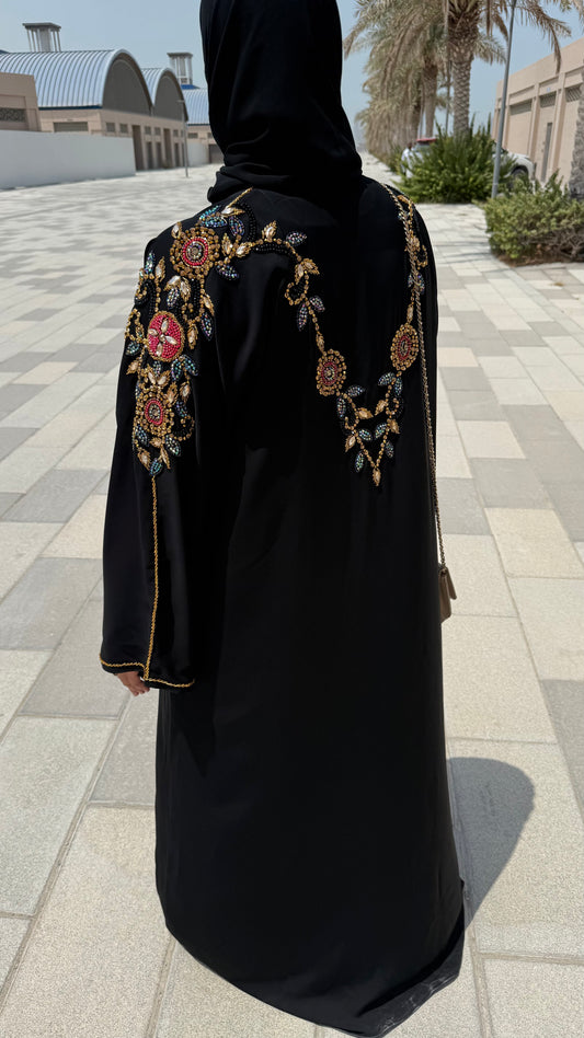Abaya Noor – Crimson Royale