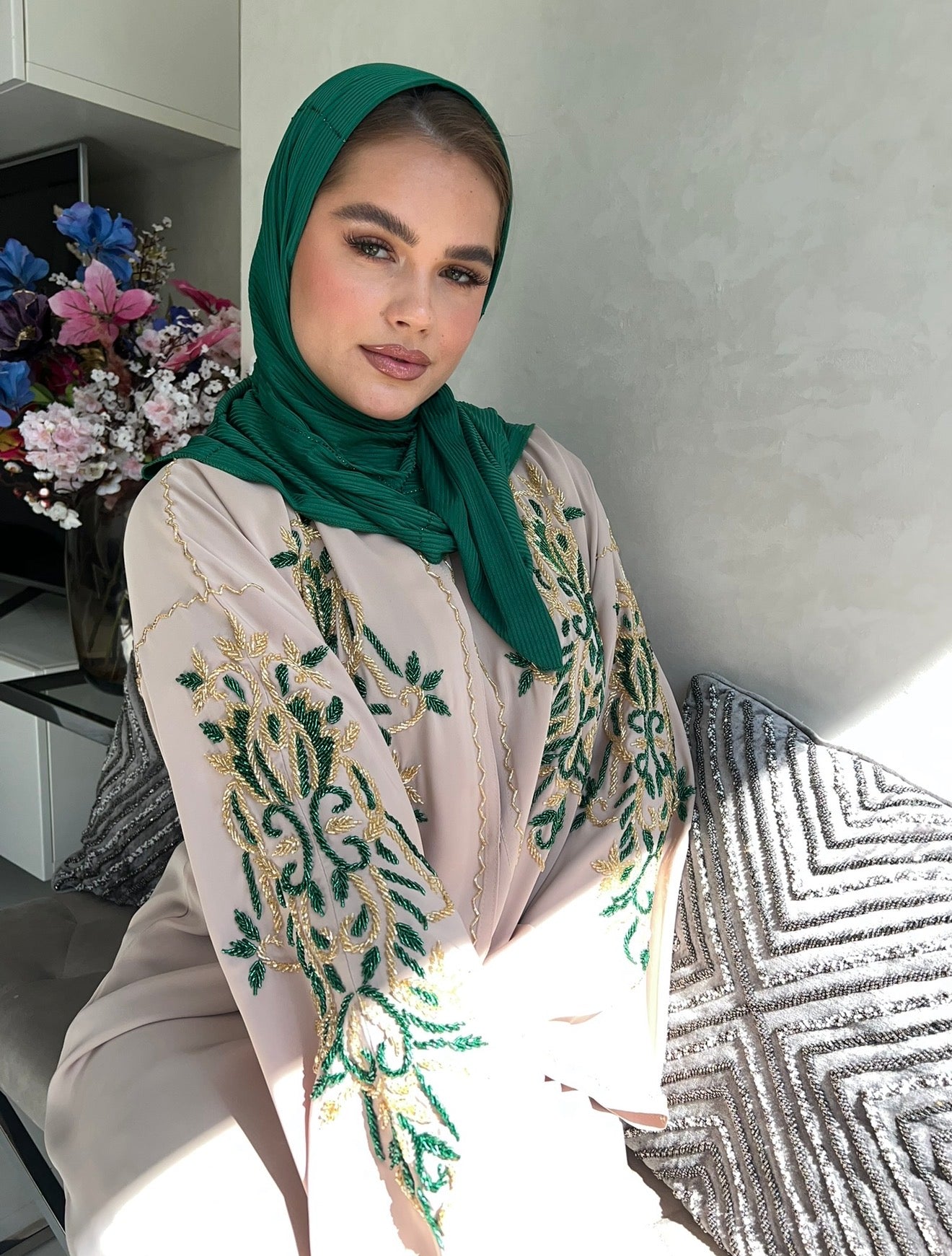 Abaya Yousra - Koningsgroen
