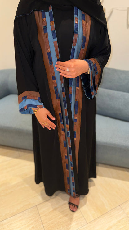 Abaya Lara - Azuur Zwart