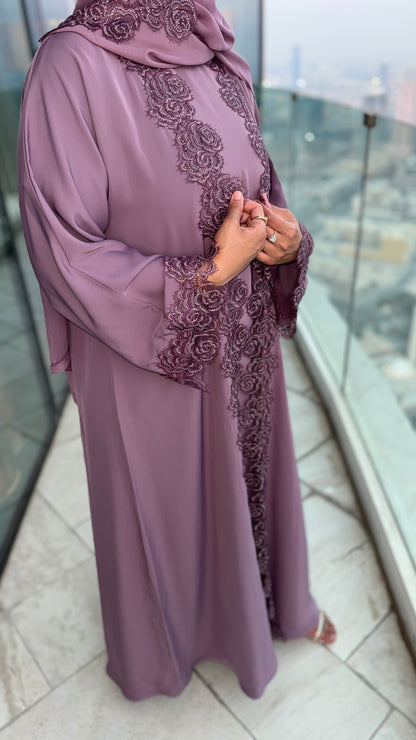 Abaya Manal - Blush Bloom