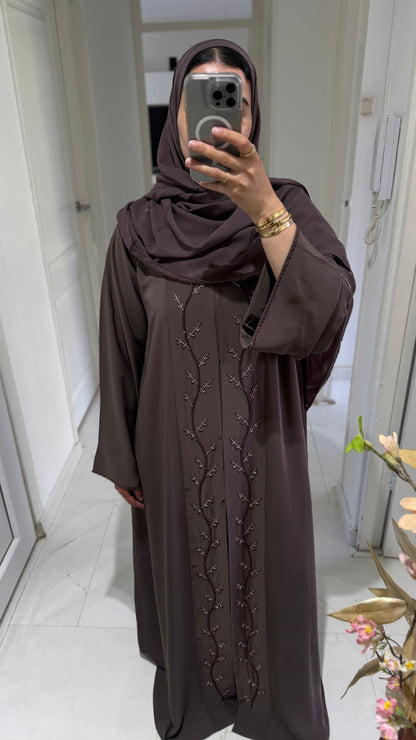 Abaya Yara – Velvet Mokka