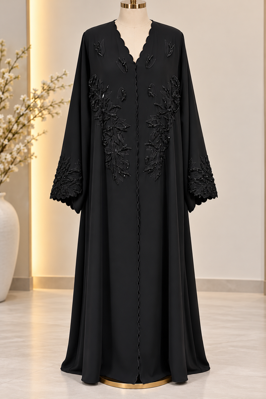 Abaya Safiya - Black Orchid                   PRE-ORDER | Expected Delivery: End of November