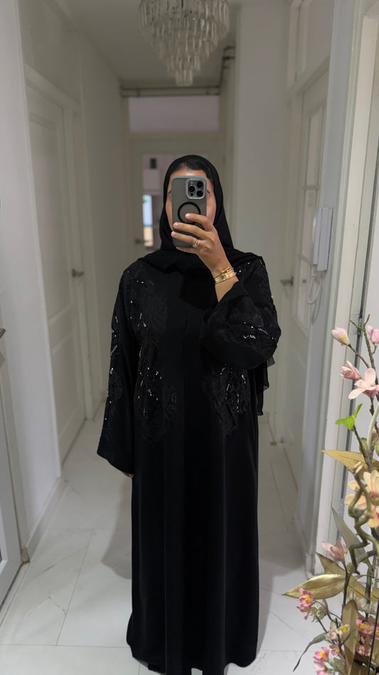 Abaya Layla – Black Eclipse
