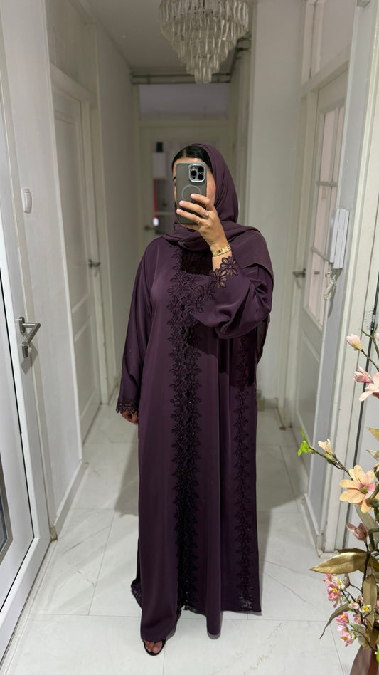 Abaya Liyana - Plum