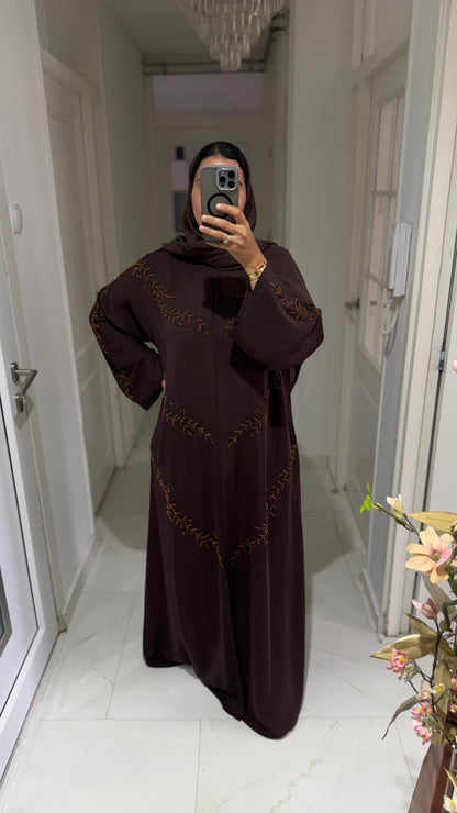 Abaya Lina - Cocoa Vine
