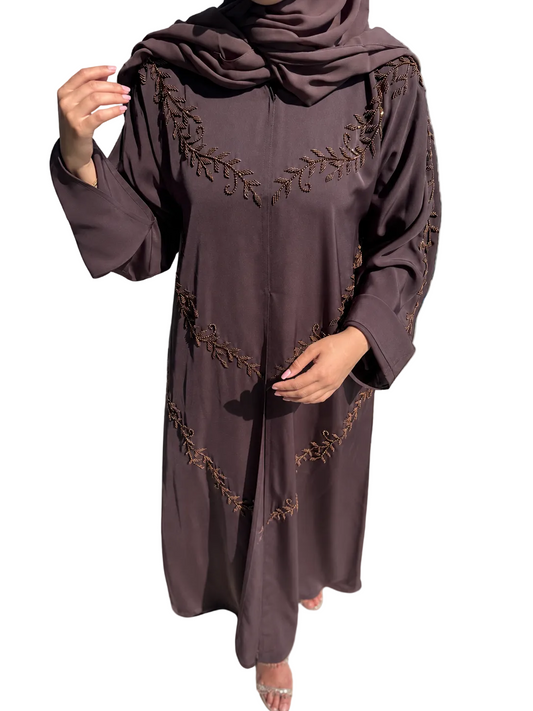 Abaya Lina - Cocoa Vine PRE-ORDER