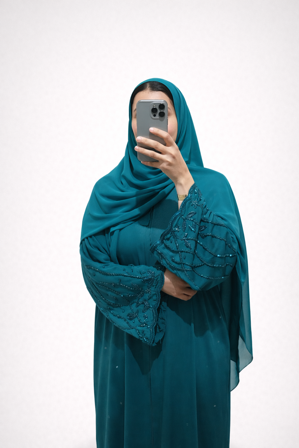 Abaya Rania – Deep Teal