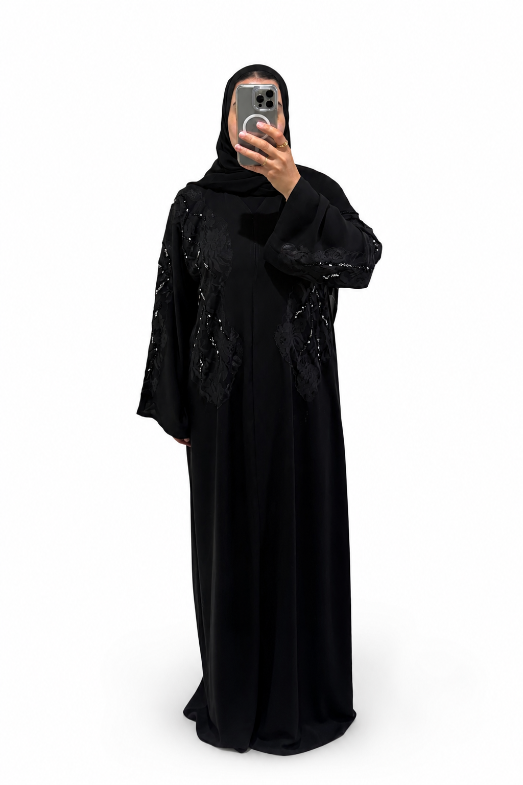 Abaya Layla – Black Eclipse