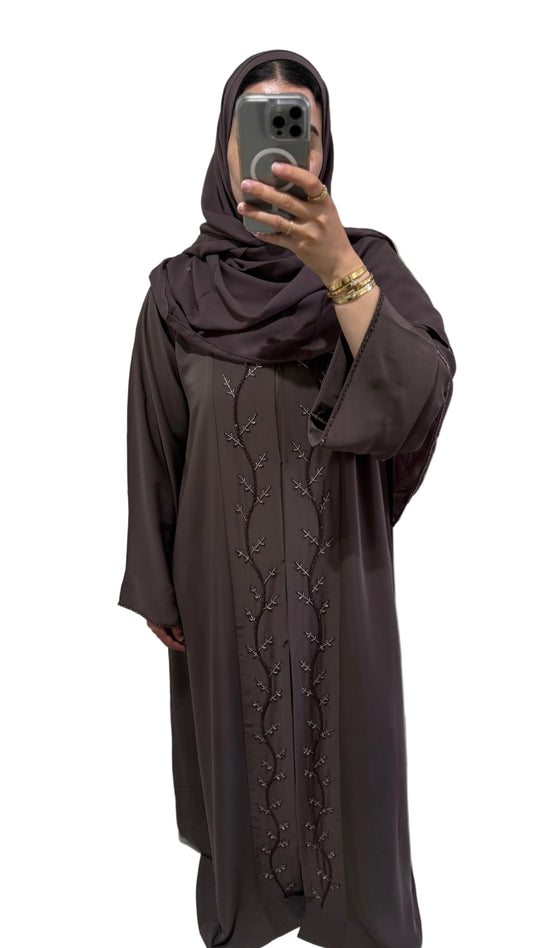 Abaya Yara – Velvet Mocha