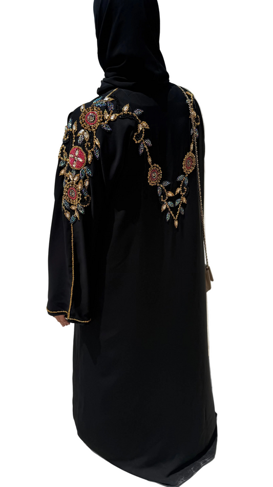 Abaya Noor – Crimson Royale