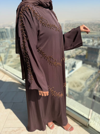 Abaya Lina - Cocoa Vine