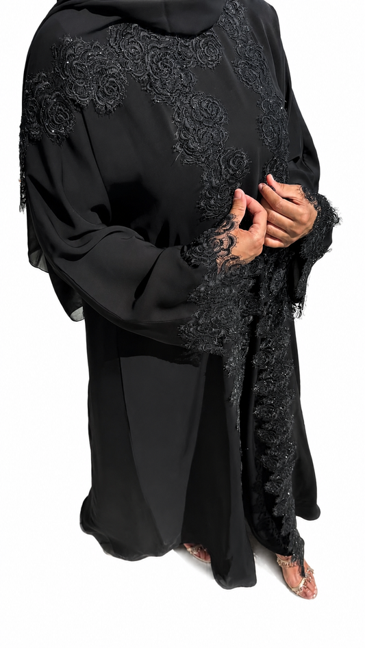 Abaya Norah - Black Royale PRE-ORDER