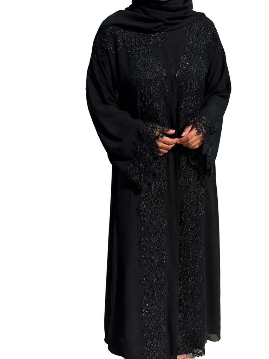 Abaya Norah - Black Royale