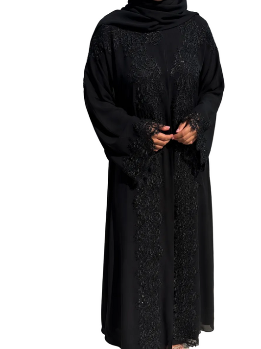 Abaya Norah - Black Royale PRE-ORDER