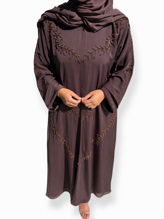 Abaya Lina - Cocoa Vine
