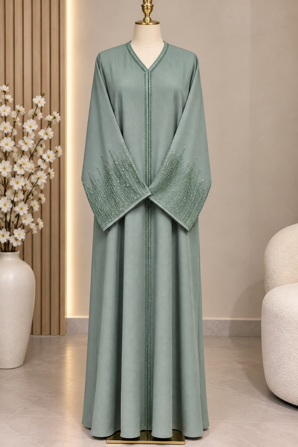 Abaya Layali - Sage PRE ORDER