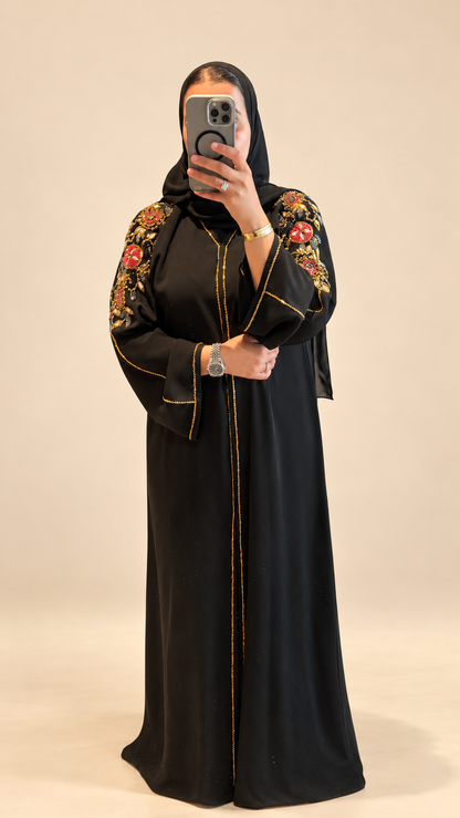 Abaya Noor – Crimson Royale