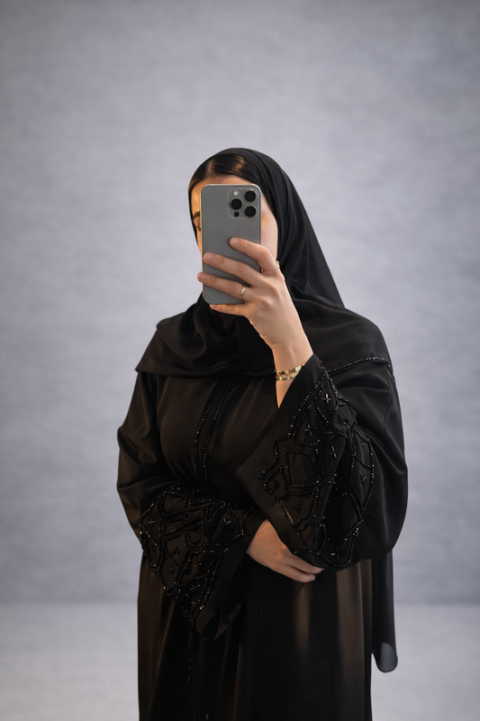 Abaya Safiya – Black Essential