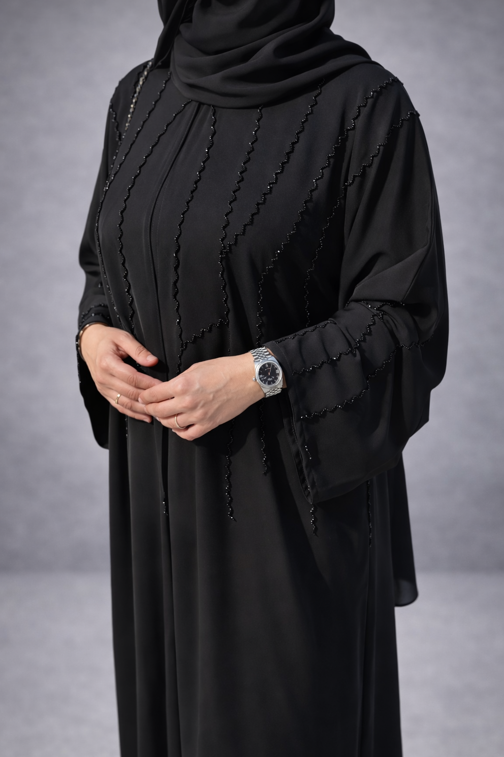 Abaya Layla – Classic Black Premium