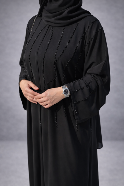 Abaya Layla – Classic Black Premium