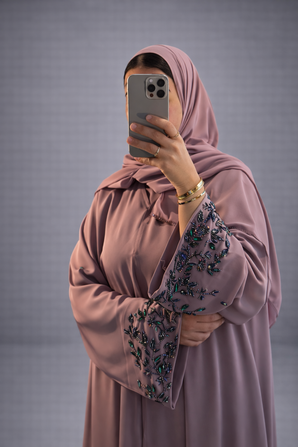 Abaya Zahra – Dusty Rose