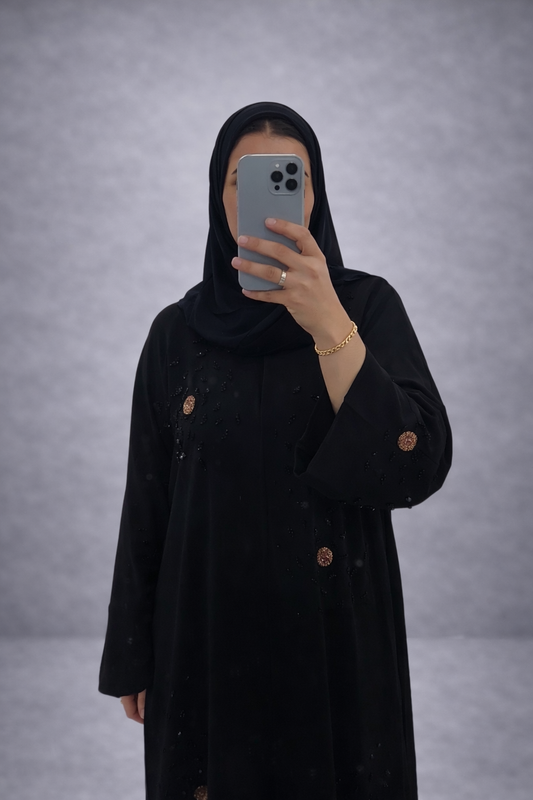 Abaya Noor – Black Elegance
