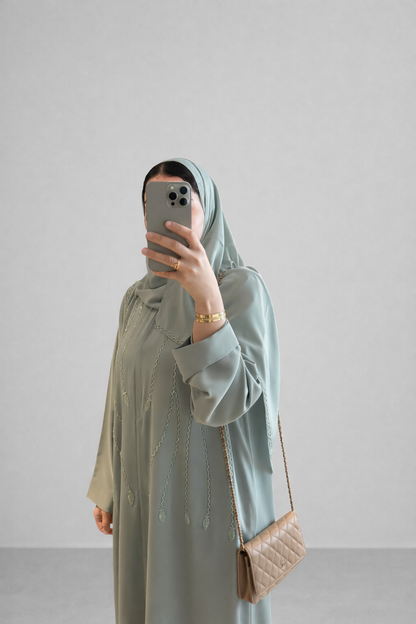 Abaya Noor – Sage Green