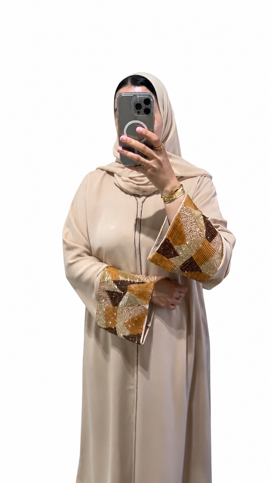 Abaya Noor – Golden Mosaic