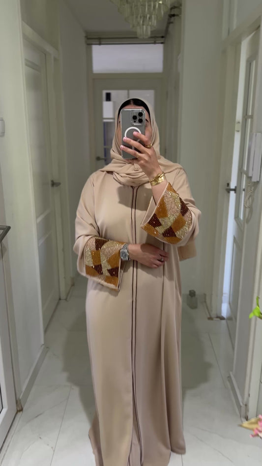 Abaya Noor – Golden Mosaic