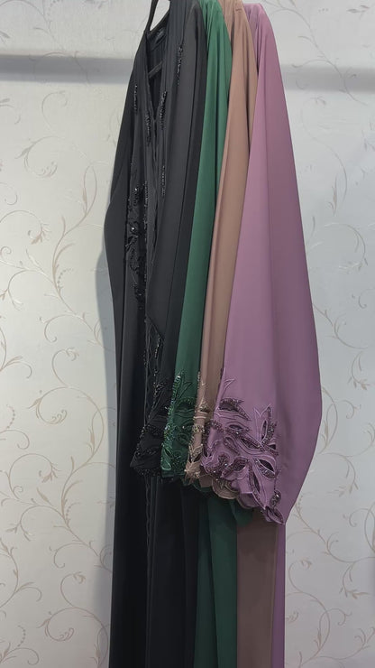 Abaya Inaya - Mauve Bloom                    PRE-ORDER | Expected Delivery: End of November