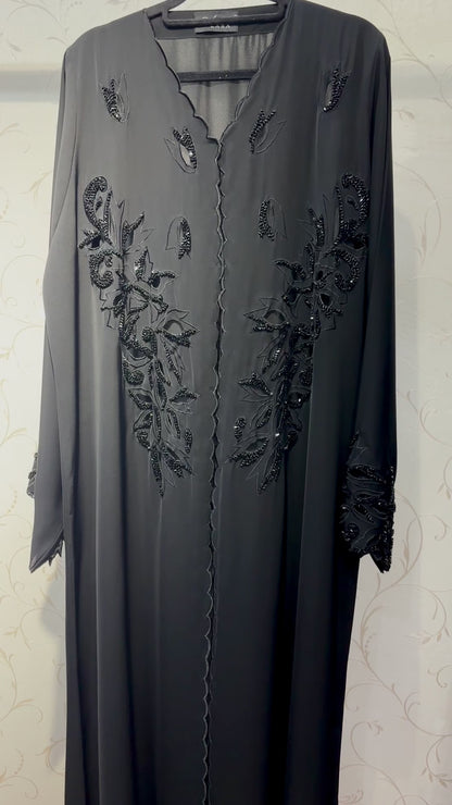 Abaya Safiya - Black Orchid                   PRE-ORDER | Expected Delivery: End of November