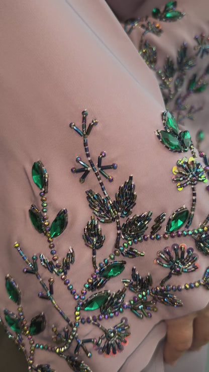 Abaya Zahra – Dusty Rose