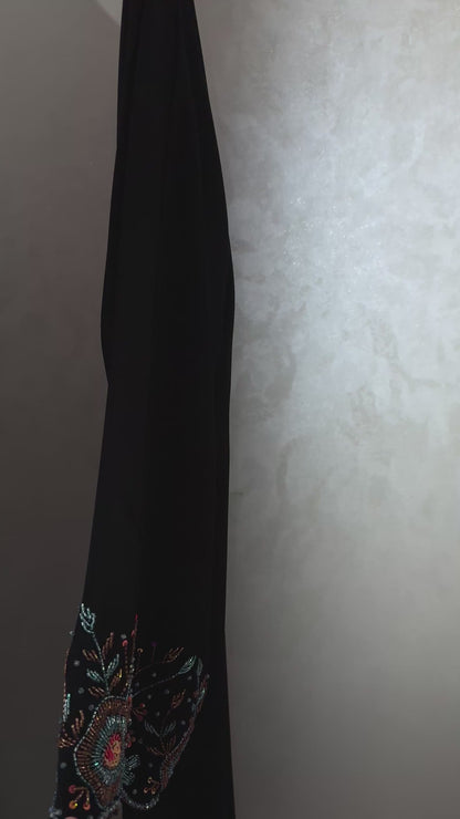 Abaya Noor – Turquoise Ember