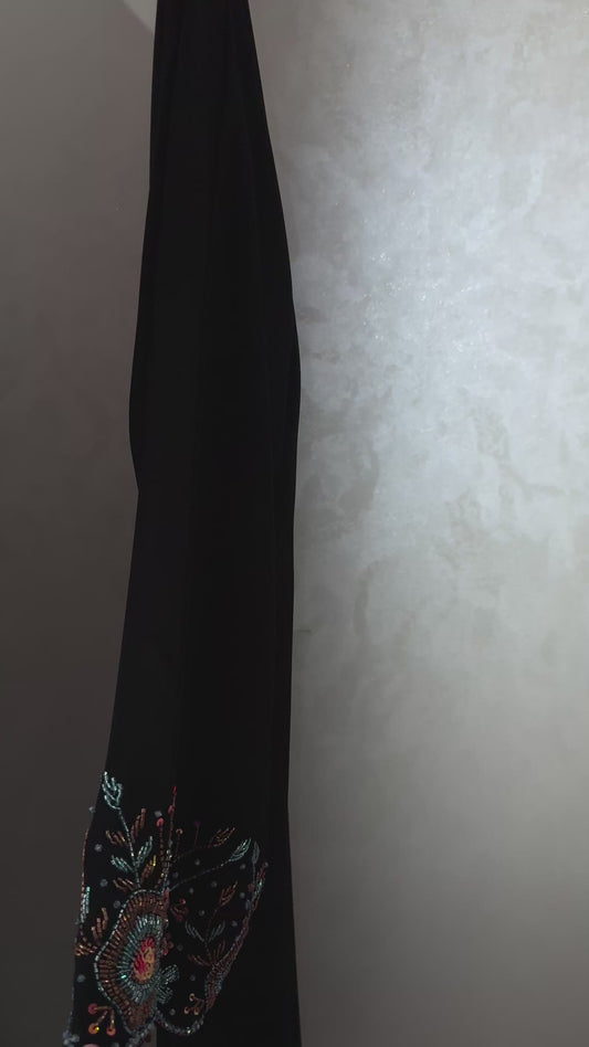 Abaya Noor – Turquoise Ember