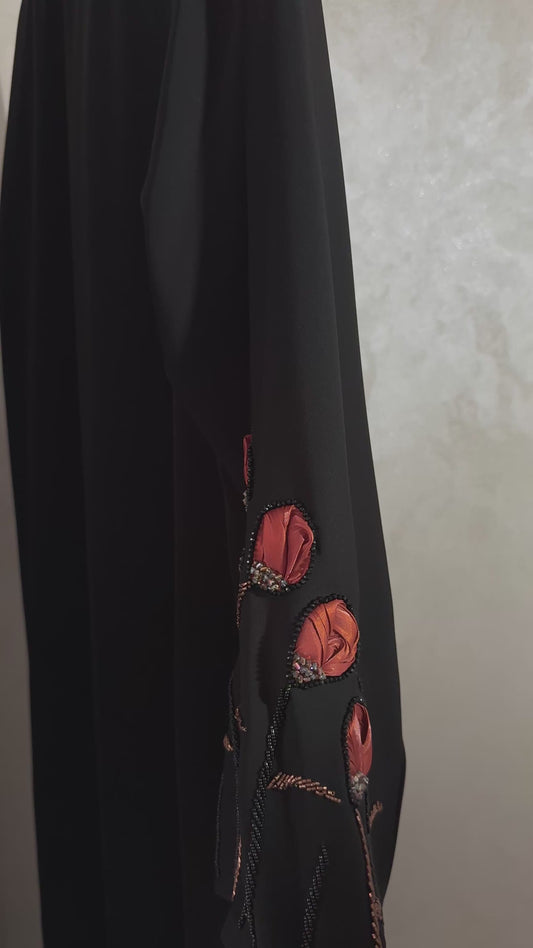 Abaya Hana – Copper Bloom
