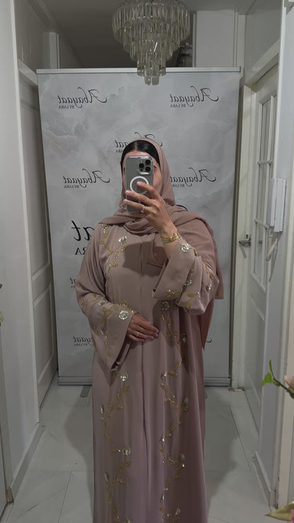 Abaya Safa – Golden Blush