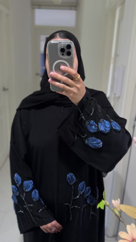 Abaya Lina – Midnight Sapphire