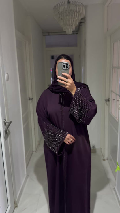 Abaya Layali - Plum