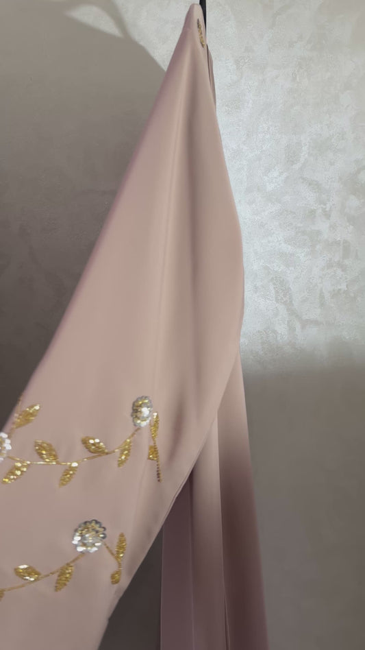 Abaya Safa – Golden Blush