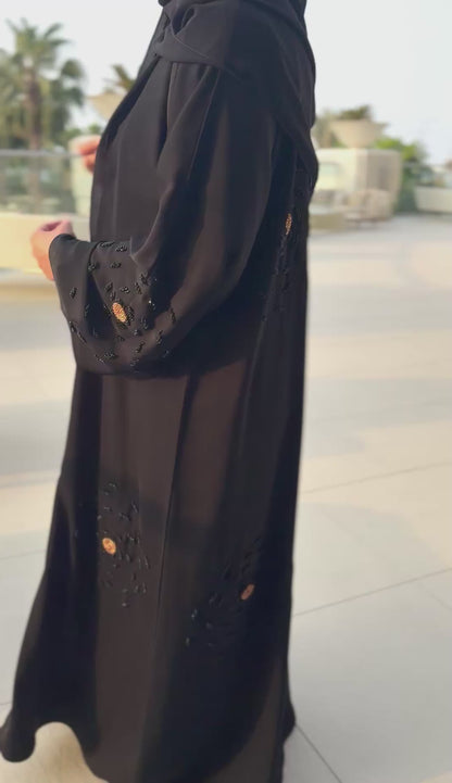 Abaya Noor – Black Elegance