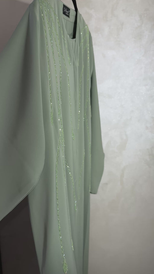 Abaya Noor – Sage Green