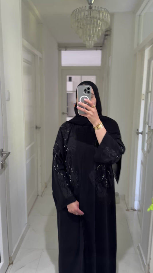 Abaya Layla – Black Eclipse