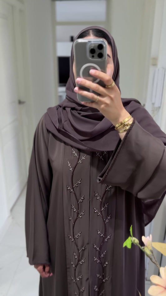 Abaya Yara – Velvet Mocha