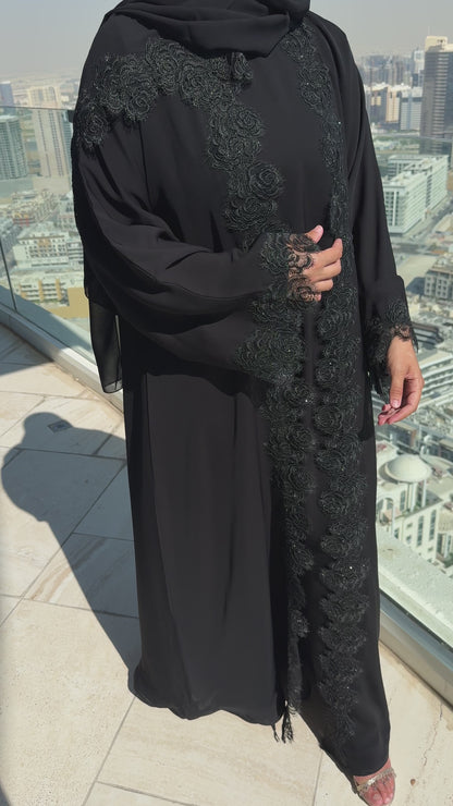Abaya Norah - Black Royale PRE-ORDER