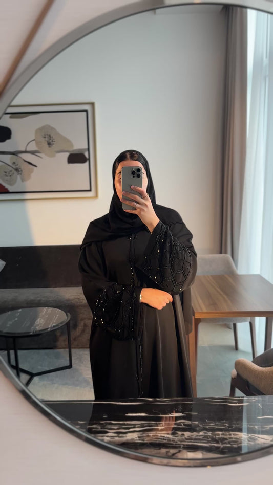 Abaya Safiya – Black Essential